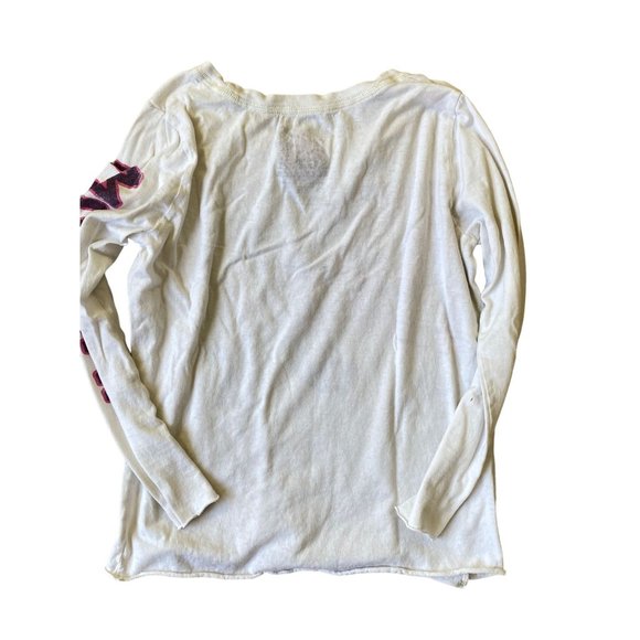 Sgt. Fletcher Girls Youth XL Top White Elephant Boho Mumbai Long Sleeve Cotton - Picture 3 of 8